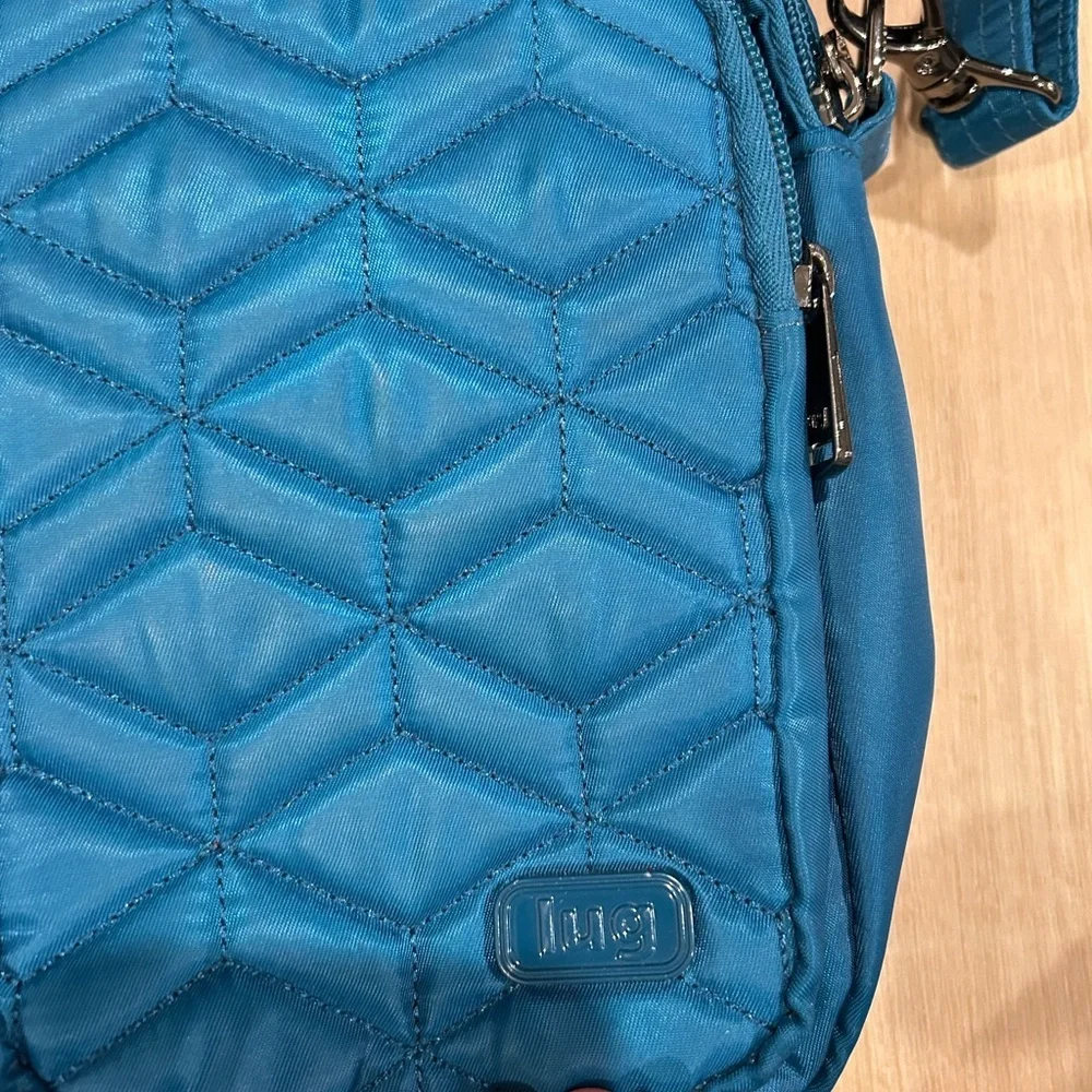 lug Navigator Crossbody Bag Turquoise - Picture 2 of 6